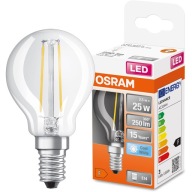 LED žiarovka SMALL BALL E14 2,5W = 25W 4000K OSRAM