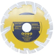 DIAMANTOVÝ KOTÚČ NA REZANIE BETÓNOVÝCH KOCIEK 125x22,2 mm HĺBKOVÉ REZANIE