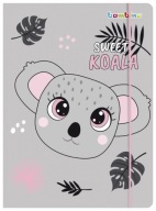 Leporelo Sweet Koala A4 s gumičkou pre dievčatá