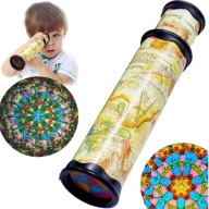 HRAČKA KALEIDOSKOP S FAREBNÝMI OKULIARMI TUBA PRE DETI VRETENKA