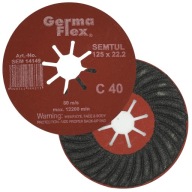 KOTÚČ NA BRÚSENIE LAKROVACIEHO KAMEŇA, KERAMIKA, HRNČÍNSKEJ SEMTUL, hrúbka 125 mm. 40