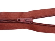 ŠPIRÁLOVÝ deliaci zips 80 cm HNEDÝ