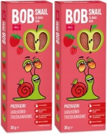 OVOCNÝ SLIMÁK SLIMÁK Bob SLIMÁK jablkovo-jahodová roláda 2x30g NATURAL