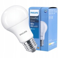 E27 LED žiarovka 8W = 60W 806lm 4000K Neutral White CorePRO PHILIPS