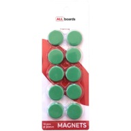Magnety na dosky 20 mm - 10 ks ZELENÉ