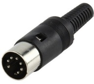 DIN zástrčka 7pin 7p pre zástrčku kábla (1141)