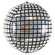 Fóliový BALÓN HOLOGRAPHIC disco DISCO GAL 80. roky 20. storočia