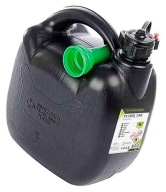 PLASTOVÁ KANISTRA PALIVA, 5L, OVÁLNY, ČIERNA
