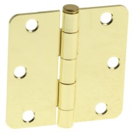 PÁNT POKOVOVANÝ 3 x 3 MOSADZNÝ PÁN 76 x 76 mm ZLATÝ PRE BEZDLAŽKOVÉ DVERE