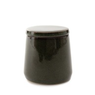 BRILIA kúpeľňová nádoba zelená 8,6x9cm s vekom