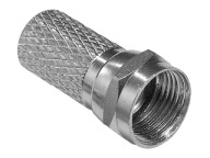F 75Ohm skrutkovacia zástrčka antény 7,2/22mm 10 ks