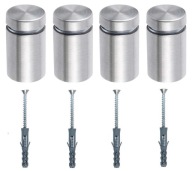 4 Montážne rozpery 12x25 INOX Montážna rozpera Dekoratívne upevnenie