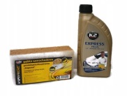 K2 EXPRES PLUS ŠAMPÓN S VOSKOM 1L + HUBKA