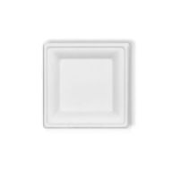 Tanier jednorazové dezertné taniere z bielej cukrovej trstiny 16x16cm 50ks