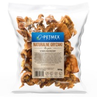 Prírodný petmex sušený maškrtník pre psov, bravčové prúžky 500g