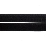 VELCRO PÁSKA 1,6cm ČIERNA SADA cena za 1m 18251