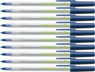 10 x BLUE Bic Ecolutions Round Stic 0,4 mm guľôčkové pero ekologické