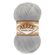 Priadza Alize Angora Gold 21 - svetlošedá