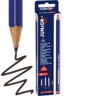 ALPINO Junior Tri HB trojuholníková grafitová školská ceruzka, sada 12 ceruziek