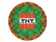 TNT Pixel Plates 6 kusov 18 cm Narodeniny