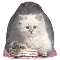 Taška na topánky PE outfit Papuče Topánky s mačiatkami pre dievčatá Kat