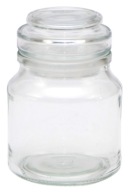 SKLENENÁ DÓZA NA SÓJOVÉ SVIEČKY 205 ml