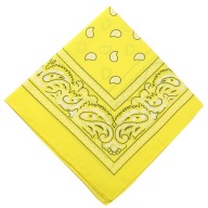 BANDAM BANDANA WRAP BANDAMA ŽLTÁ