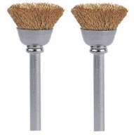 Dremel 536 mosadzná kefa 13 mm 2 ks.