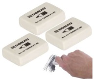 GUMA NA ZMAZANIE UNIVERZÁLNA BIELA ​​31x23x9 mm DONAU - 3 kusy