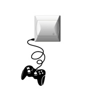 Nálepka na stenu pre vypínač na podložke GAMER hernej konzoly