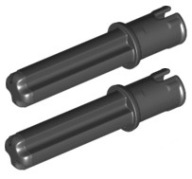 LEGO Technic Pin/Axis 2L čierny (18651/6089119) x2