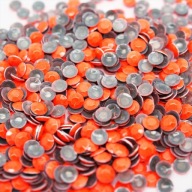 Kovové termo trysky na oblečenie Neon Orange 4mm 500