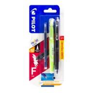 PILOT FRIXION Clicker 0,5 sada + zvýrazňovač + náplň