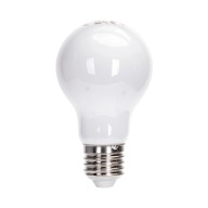 E27 A60 LED 8W vláknová žiarovka, studená biela, mliečne sklo