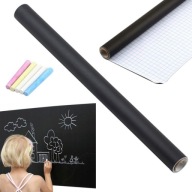 Veľká, flexibilná, samolepiaca nástenná tabuľa pre deti, 45x200