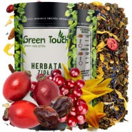 Zelený čaj WILD ROSE jazmín slnečnica hrozienka nevädza 50 g