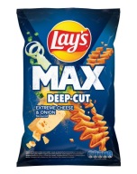 Lay's Max Deep-Cut syr-cibuľa 120 g