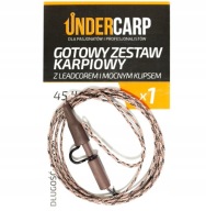 Hotový kaprársky set s oloveným jadrom a klipom UNDERCARP