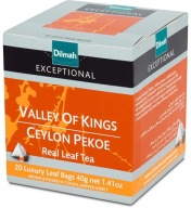Dilmah Exceptional Valley of Kings Ceylon Pekoe čierny čaj 20 ks