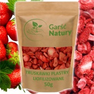 MRAZOM SUŠENÉ JAHODOVÉ Plátky 50 g Sušené jahody BEZ CUKRU natural