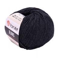 YarnArt Jeans 28 Grafitová priadza 50g/160m
