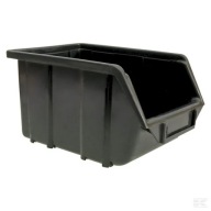 Ecobox, stredný, čierny, 240x125x155mm
