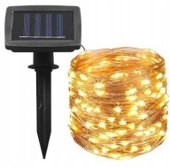 SOLAR GARDEN GARLAND DRÔTENÁ REŤAZ 100 LED