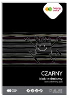 Čierny technický blok A3 170g 10 listov Happy Color