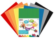 FAREBNÁ VLNUTÁ KARTONA 8 listov 280 GSM