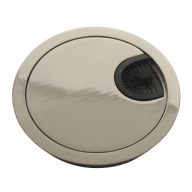 KÁBLOVÝ VSTUP, okrúhly 80 mm KOV KD260-1/ČIERNY NIKEL