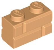 LEGO Brick Brick Murek Medium Nougat 98283 50 ks.