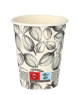 PAPIEROVÉ ŠÁLKY NA KÁVU HORÚCE A STUDENÉ NÁPOJE LISTY 250ml 40 kusov