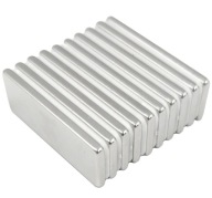 SILNÝ NEODYMIOVÝ MAGNET 25x10x2 - 10 KS / NEODYMOVÉ MAGNETY /
