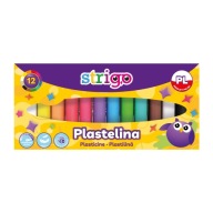 STRIGO plastelína 12 farieb